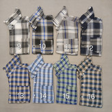 پیراهن مردانه نخی آستین بلند قواره اندامی